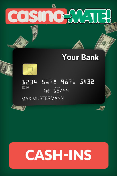 credit card, Rules for cashing out at Casino Mate