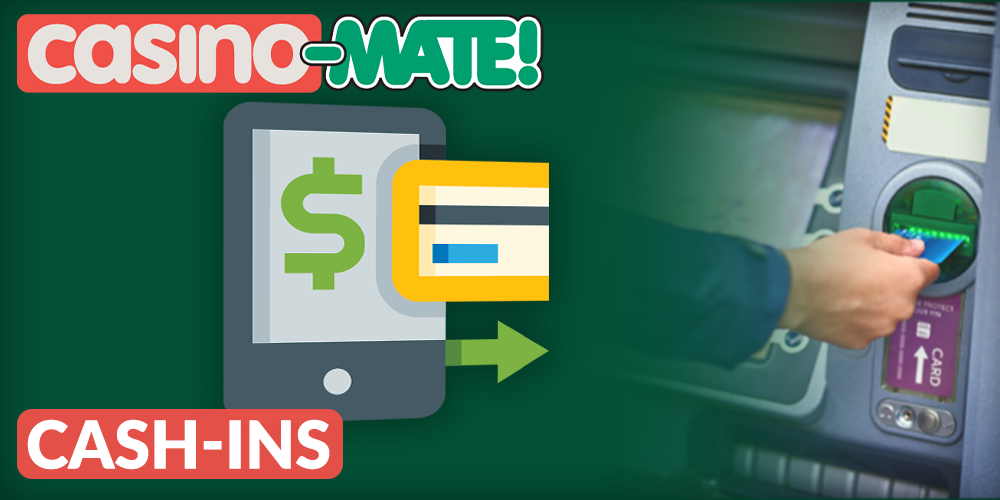 cash withdrawal terms at Casino Mate