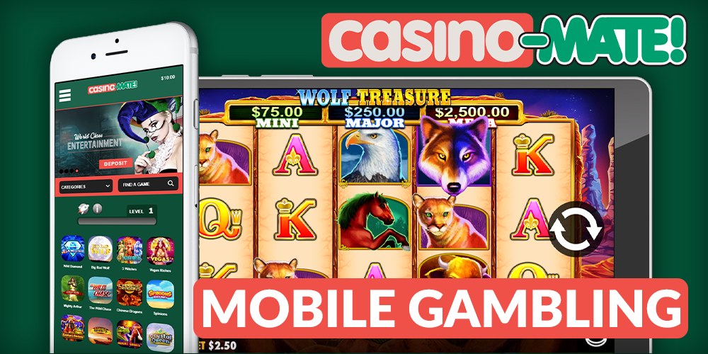 How to start gambling in Casino Mate on a mobile phone with Android and iOS