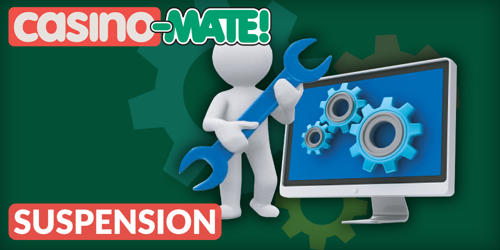 Suspension and maintenance games in casino Mate