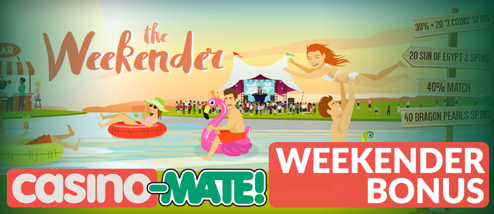 Weekender Bonus at Casino Mate up to $500