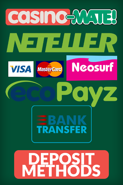 available Mate Casino Deposit methods