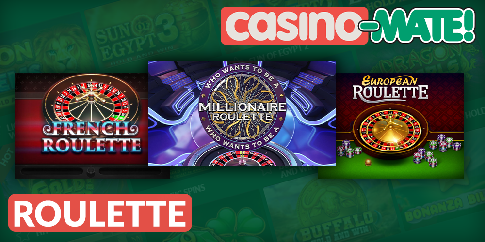 Roulette at Casino Mate